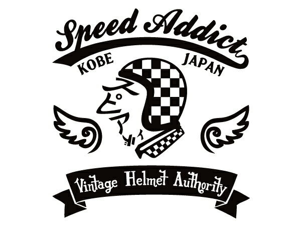 Vintage Helmet Authority T-shirt（ビンテージヘルメットオーソリティTシャツ）WHITE 装飾用スモールジェットヘルメットshoeiショウエイaraiアライ立花タチバナshmsimpsonシンプソンmomo designモモデザインヴィンテージアメカジ古着usa