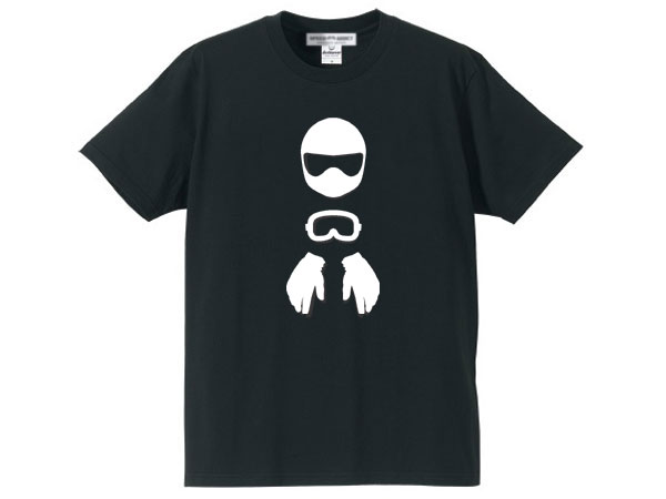 VMX シルエット T-shirt（ビンテージモトクロスシルエットTシャツ）BLACK ダートトラックトラッカーオフロードバイクオフロード車オフ車エンデューロトレールスクランブラー2ストftr223セロー250tw225 xr250tlr200crf450cc110ct110セロー