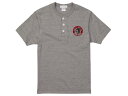 SPEED ADDICT TRADE MARK ヘンリーネック T-shirt（スピードアディクトトレードマークヘンリーネックTシャツ）GRAY 霜降りグレー杢healthknitヘルスニットtwon moonトゥームーンavirexアビレックスgoodwearグッドウエアアメカジ古着usa