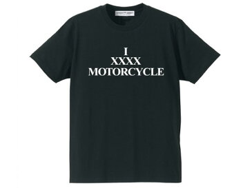 【在庫有 即納】【10,000円（税別）以上お買上で送料無料】I XXXX MOTORCYCLE T-shirt（I XXXXモーターサイクルTシャツ）BLACK 黒半袖バイカーファッションバイクウェアカフェレーサーmodsモッズvespaヴェスパtriumphトライアンフnortonノートン英車英国車国産車アメカジ古着