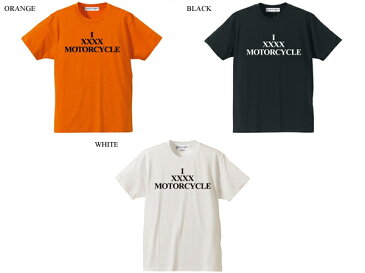 【在庫有 即納】【10,000円（税別）以上お買上で送料無料】I XXXX MOTORCYCLE T-shirt（I XXXXモーターサイクルTシャツ）BLACK 黒半袖バイカーファッションバイクウェアカフェレーサーmodsモッズvespaヴェスパtriumphトライアンフnortonノートン英車英国車国産車アメカジ古着