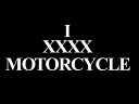 I XXXX MOTORCYCLE T-shirt（I XXXXモーターサイクルTシャツ）BLACK 黒半袖バイカーファッションバイクウェアカフェレーサーmodsモッズvespaヴェスパtriumphトライアンフnortonノートン英車英国車国産車アメカジ古着