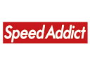 SPEED ADDICT BOX LOGO T-shirt（スピードアディクトボックスロゴTシャツ）WHITE bellベルヘルメット500txstarmoto3bucoブコbabysmallextrasmileスマイルgtsimpsonシンプソンm30shoeiショウエイaraiアライmomo designモモデザインshm立花