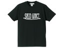 SPEED ADDICT KUSTOM LOGO フロッキープリント T-shirt（スピードアディクトカスタムロゴTシャツ）BLACK 黒hot rodホットロッドvon dut..