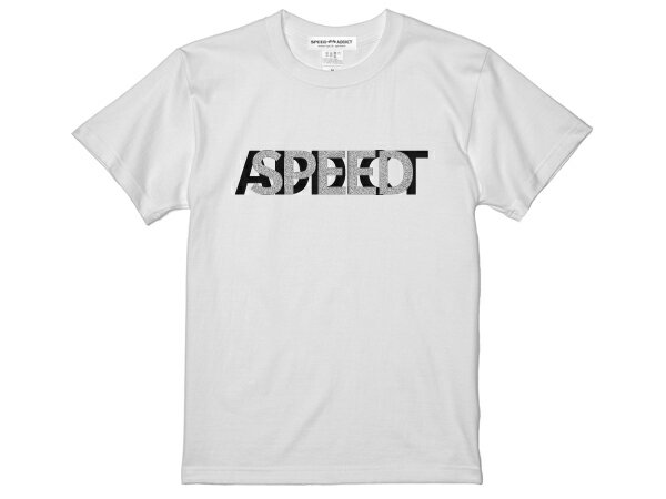 SPEED ADDICT OVERLAP T-shirt WHITE 白世界最速のインディアンモトサイクルindian motocycleボンネビルソルトフラッツドラッグレースnascarマン島ttレースmotogpエボスポーツスターツインカム…