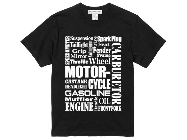 MOTORCYCLE T-shirt BLACK vance & hinesバンス＆ハインズcobraコブラbassaniバッサニクロームワークスクリーミンイーグルfreedom performancerushラッシュchampionチャンピオンプラグplugngkd…