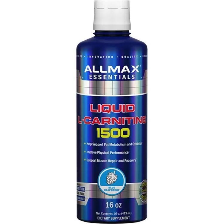オールマックス リキッド L-カルニチン ブルーラズベリー 約473mL Allmax Liquid L...