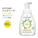 AeB`[h X[p[[uX Anh\[v ̗t 295ml (10floz) ATTITUDE Super Leaves Foaming Hand Soap Lemon Leaves AR  