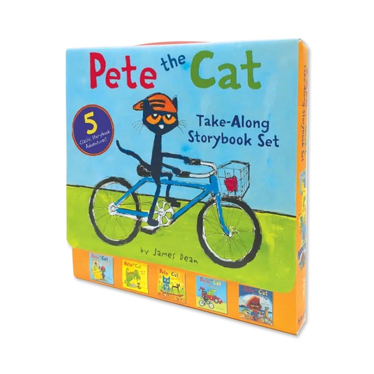 νۥԡȥå ƥ ȡ꡼֥åå 5 [ॹǥ] Pete the Cat Take-Along Storybook Set: 5-Book 8x8 Set [James Dean]