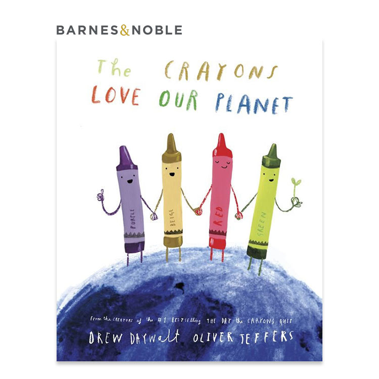 【洋書】クレヨンは地球が大好き [ドリュー・デイウォルト / イラスト：オリヴァー・ジェファーズ] The Crayons Love Our Planet [Drew Daywalt / Illustrated by Oliver Jeffers]