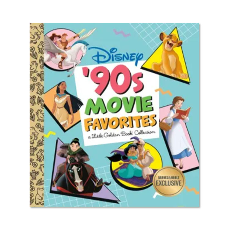 【当店のみB&N限定Ver】【洋書】ディズニー'90s ムービーフェイバリット[ゴールデンブックス] ...