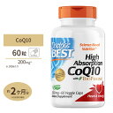 高吸収 コエンザイムQ10 CoQ10 200mg 60粒 Doctor 039 s BEST （ドクターズベスト）