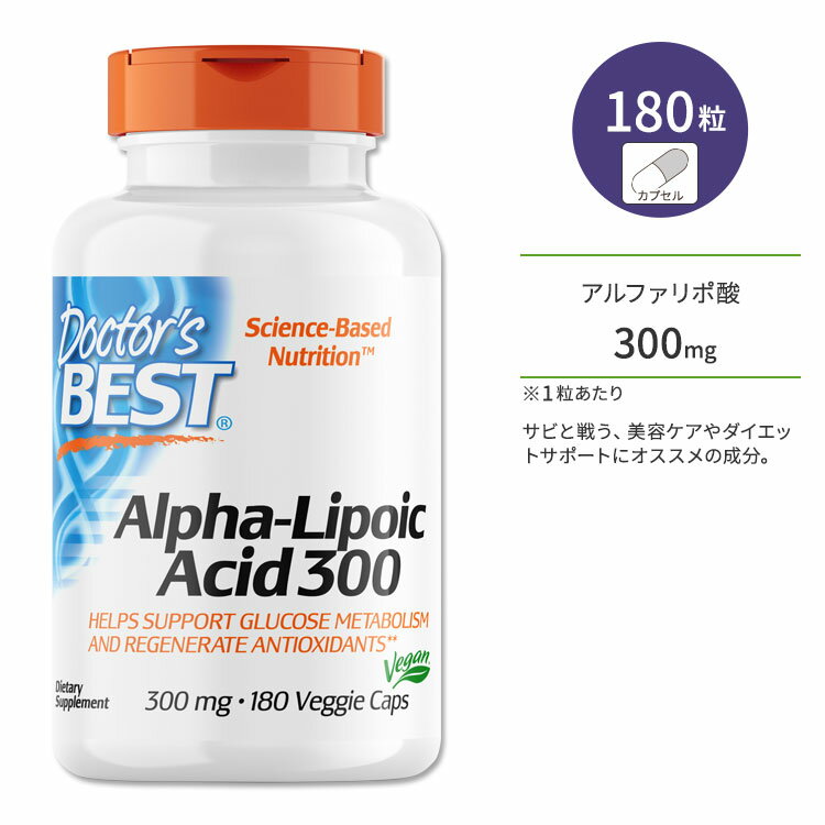 hN^[YxXg At@|_300 300mg 180 xWJvZ Doctor's Best Alpha-Lipoic Acid 300 Tvg -|_ N e _CGbgT|[g `INg_ yf GCWOPA