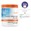 ドクターズベスト ピュア L-グルタミン パウダー 300g (10.6oz) Doctor's Best Pure L-Glutamine Powder サプリメント 粉末 アミノ酸 健康サポート 栄養補給 エネルギー補給 体づくり トレーニング