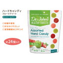 商品説明 ●ドクタージョンズは、30年以上の経験と実績を持つ歯科医師ドクタージョンと歯科衛生士の妻によって、砂糖や合成甘味料を使用しない健康的で美味しいスイーツを開発しているブランドです。子どもたちの健康を促進する慈善活動の支援も行っています。 ●丸くてかわいいカラフルなキャンディ！ドクタージョンズの数あるフレーバーの中から、スイカ、青リンゴ、イチゴの人気の3種をチョイスしたアソートタイプです♪ ●虫歯の原因となる砂糖の代わりに、天然甘味料エリスリトールやイソマルトを使用し自然な甘味が付けられています。歯にやさしく、ローカロリー！歯科医師が推奨するNO.1キャンディです♪ ●このキャンディはキシリトールフリーです。キシリトールを摂るとお腹がゆるくなりやすい方にオススメ♪ ●キャンディ1日分 (4個) あたり、2gの食物繊維と136mgのビタミンCが含まれています。おやつで手軽に栄養補給！ ●お子様のおやつとしてだけでなく、手軽にできるオーラルケアとしてあらゆる年齢の方にオススメです◎ ※砂糖不使用 / グルテンフリー / ビーガン仕様 / Non-GMO (非遺伝子組換え) / 合成着色料不使用 / 合成香料不使用 / 合成甘味料不使用 / 乳製品不使用 / ナッツフリー / エッグフリー / ソイフリー / コーシャ認証 ※キャンディの種類に偏り・不足がある場合があります。 ※海外製品です。輸送時の衝撃などにより、割れや欠けが生じる場合がございます。返品・返金・交換等の対応はいたしかねますので、ご理解・ご了承の上ご購入いただきますようお願いいたします。 ドクタージョンズのキシリトールフリーのキャンディはこちら！ ドクタージョンズのその他の商品はこちら 消費期限・使用期限の確認はこちら 内容量 109g (3.85oz) 成分内容 詳細は画像をご確認ください ※製造工程などでアレルギー物質が混入してしまうことがあります。※詳しくはメーカーサイトをご覧ください。 メーカー Dr.John&apos;s (ドクタージョンズ) ・誤って喉に詰まらせないようご注意ください。 ・メーカーによりデザイン、成分内容等に変更がある場合がございます。 ・製品ご購入前、ご使用前に必ずこちらの注意事項をご確認ください。 Xylitol Free Fresh Fruit Collection Hard Candies 24 pieces 生産国: アメリカ 区分: 食品 広告文責: &#x3231; REAL MADE 050-3138-5220 配送元: CMG Premium Foods, Inc. どくたーじょんず あめ きゃんでぃ あそーと ふるーつ はーど 粒 果物 スイーツ キッズ 子供 こども 美味しい 甘い シュガーフリー ノンシュガー 0シュガー きしりとーるふりー えりすりとーる いそまると おなか ファイバー VC びたみんしー 歯医者 虫歯予防 人気 にんき おすすめ お勧め オススメ ランキング上位 らんきんぐ 海外 かいがい 外国 USA ヘルシー 低カロリー カワイイ からふる おしゃれ オシャレ 安心 天然 びーがん ヴィーガン ぐるてんふりー 卵不使用 大豆不使用 デイリーフリー Fresh Fruits Hard Candies