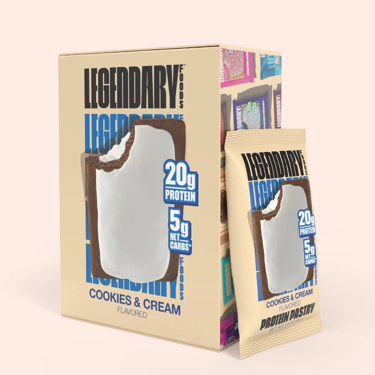 【最大1200円OFFクーポン】レジェンダリー テイスティ プロテイン ペストリー クッキー&クリーム 10本入り Legendary Tasty Pastry10pk Cookies Cream 【お取り寄せ商品】【合わせて買いたい】