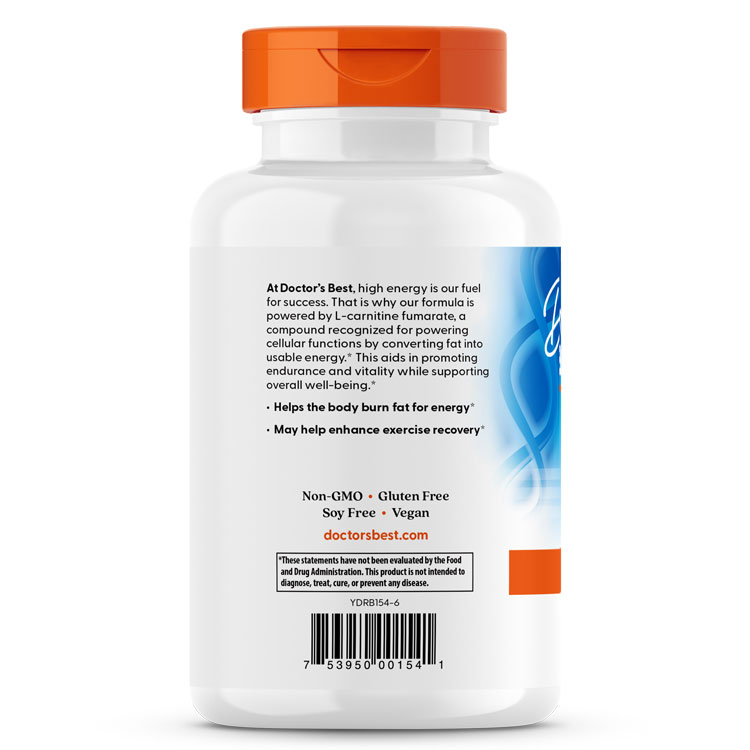 L-カルニチンフマル酸塩 500mg 180粒 Doctor's BEST ドクターズベスト サプリメン...