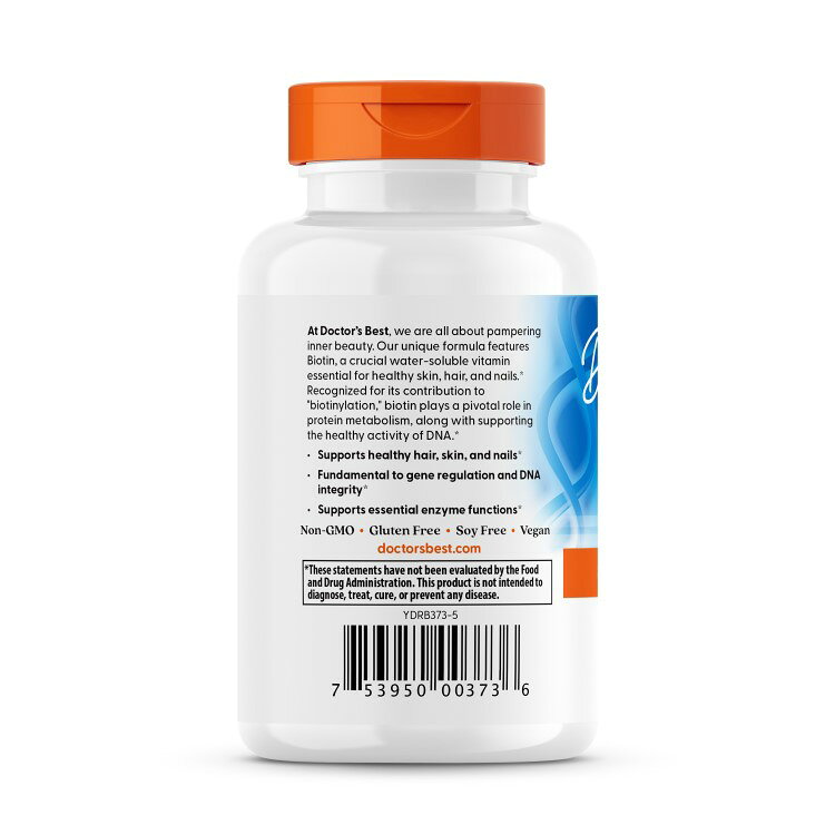 ビオチン 10000mcg（10mg） 120粒 Doctor's BEST （ドクターズベスト）Biotin10,00...