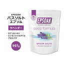 Gv\[N X[vtH[~ Gv\\g oX\g x_[ 907g (2LB) EPSOAK Sleep Formula Epsom Salt Bath Salt _}OlVE GbZVIC AGx r^~E