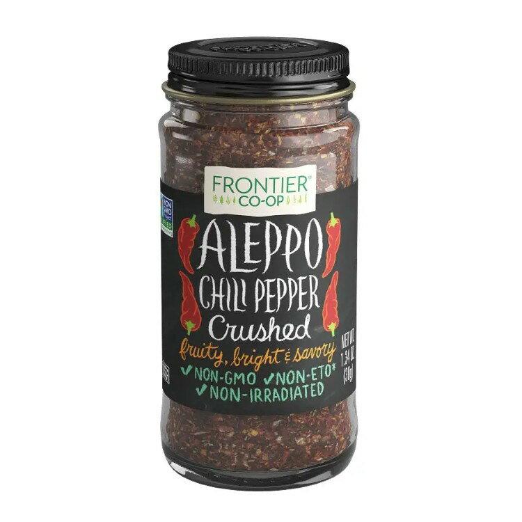 Red Pepper - フロンティアコープ アレッポチリペッパー クラッシュ 38g Frontier Co-op Aleppo Chili Pepper, Crushed 1.34 oz. 【お取り寄せ商品】