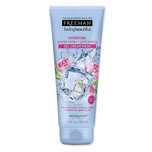 【お得クーポンあり】【日本未発売】Freeman Beauty ハイドレーティング グレイシャウォーター+ピンクピオニー ジェルクリームマスク 175ml(6floz) フリーマンビューティー 【お得クーポンあり】【日本未発売】Freeman Beauty ハイドレーティング グレイシャウォーター+ピンクピオニー ジェルクリームマスク 175ml(6floz) フリーマンビューティー
