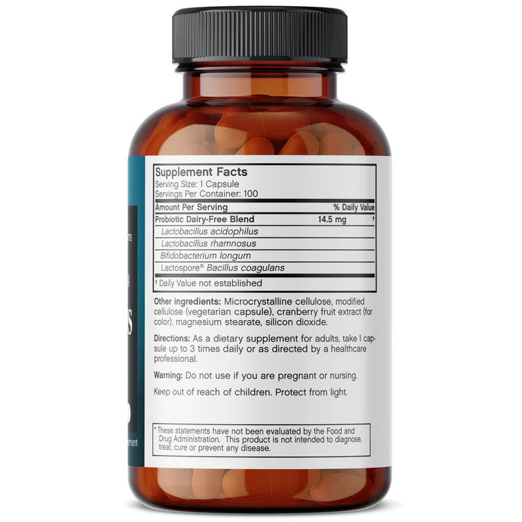 フューチャーバイオティクス ロンゲストリビング アシドフィルス サプリメント 100粒 ベジカプセル Futurebiotics Longest Living Acidophilus 乳酸菌【お取り寄せ商品】【合わせて買いたい】 3