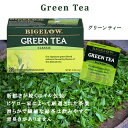 ビゲロー グリーンティー クラシック 20包 25g (0.91oz) BIGELOW Classic Green Tea Caffeinated 緑茶 ティーバッグ プレーン スタンダード ホット アイス 手摘み 茶葉 2