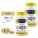 [2個セット] ヘルシーオリジンズ コエンザイムQ10（CoQ10 カネカQ10）100mg 30粒 Healthy Origins