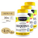  ヘルシーオリジンズ ユビキノール（還元型コエンザイムQ10） 300mg 30粒 Healthy Origins