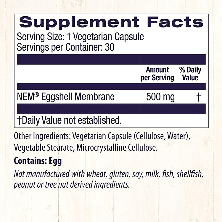 【P5倍★8/5-15】ヘルシーオリジンズ エッグシェル メンブレン (卵殻膜) 500mg 30粒 ベジカプセル Healthy Origins Eggshell Membrane 栄養補助食品 アミノ酸【お取り寄せ商品】【合わせて買いたい】 speed-10039228 アメリカサプリ専門スピードボディ サンプル画像3