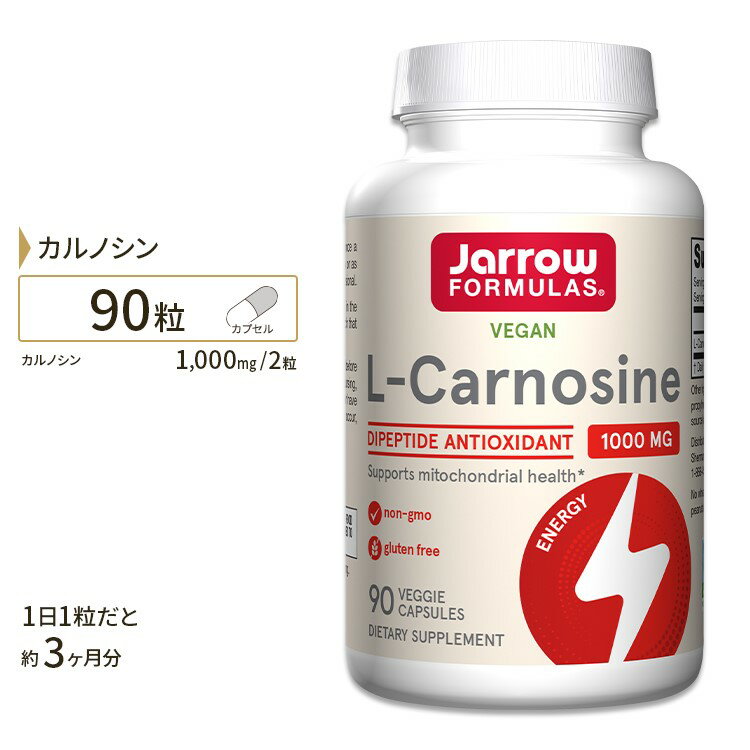 W[tH[~Y L-JmV 500mg 90 xWJvZ Jarrow Formulas L-Carnosine 500MG 90CAPS