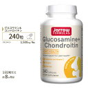 ジャローフォーミュラズ グルコサミン ＋ コンドロイチン カプセル 240粒 Jarrow Formulas Glucosamine + Chondroitin 240 Capsules サプリメント サプリ 健康サポート 関節 節々 ビタミンC マンガン