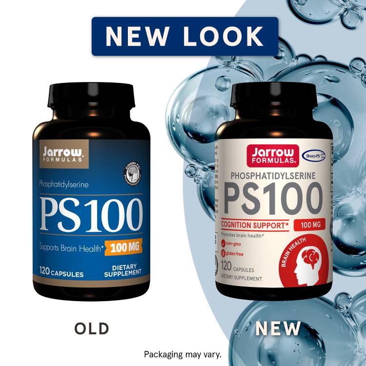 PS 100 ホスファチジルセリン 100 mg 120粒 カプセル Jarrow FORMULAS (ジャローフォーミュラズ)フォスファチジル ホスファティディル 冴え 回転 2