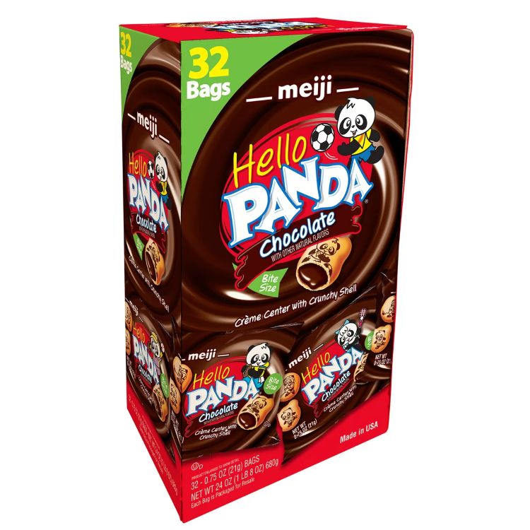 【アメリカコストコ品】明治 ハローパンダ チョコレートクリーム入りクッキー 約21g 32 枚入り Meiji Hello Panda Chocolate Creme Filled Cookies, 0.75 oz, 32-count 【お取り寄せ商品】【合わせて買いたい】