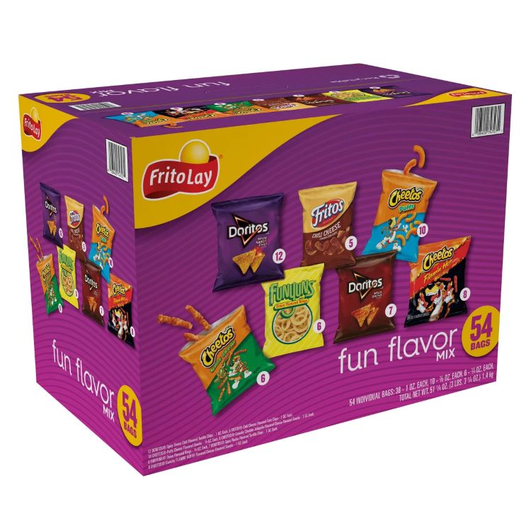 【アメリカコストコ品】フリトレー ファンフレーバーミックスバラエティパック 54個入り Frito Lay, Fun Flavor Mix Variety Pack, 54-count【お取り寄せ商品】【合わせて買いたい】