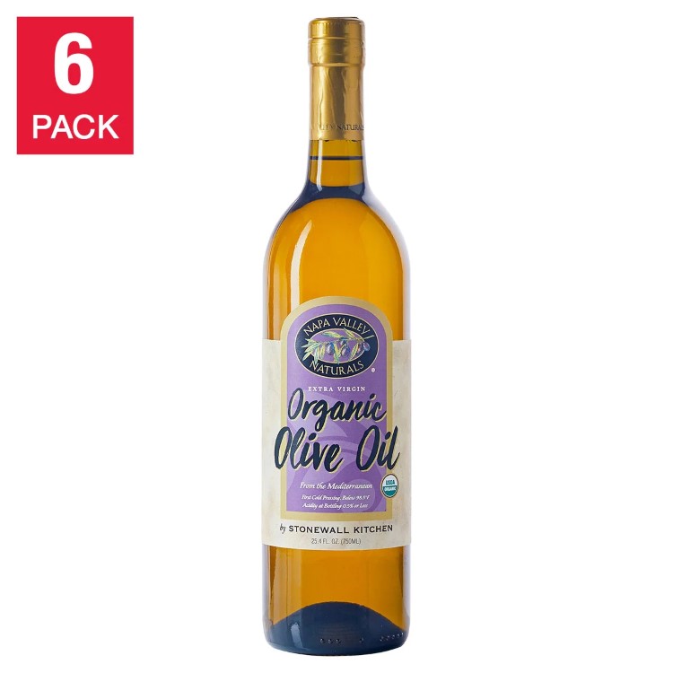 【アメリカコストコ品】ナパバレーナチュラルズ USDA オーガニック エキストラバージンオリーブオイル 約720g 6 個入り【お取り寄せ商品】【合わせて買いたい】