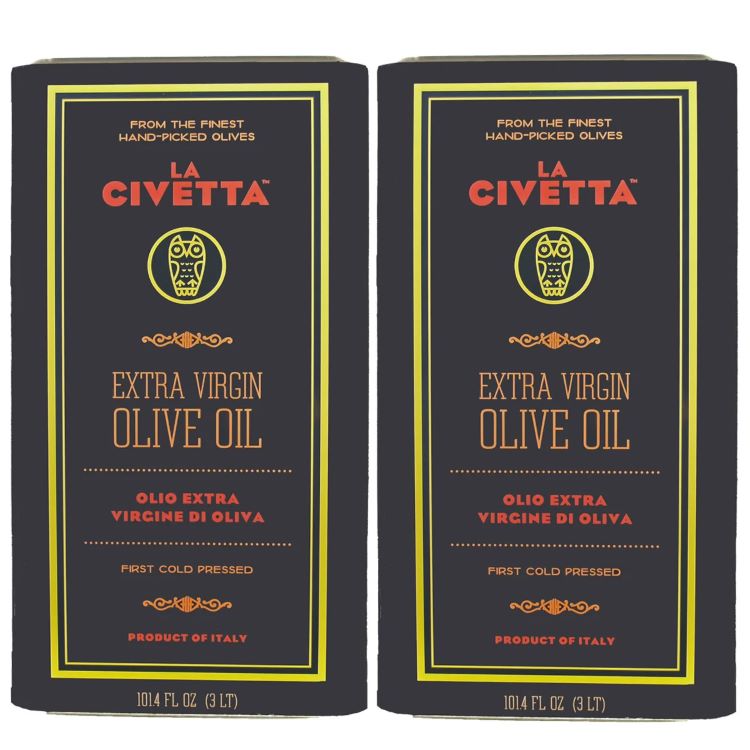 【アメリカコストコ品】ラ・チヴェッタ イタリア産 エキストラバージンオリーブオイル 3L 缶入り 2パック La Civetta Italian Extra Virgin Olive Oil 3L, Tins, 2-pack 【お取り寄せ商品】【合わせて買いたい】