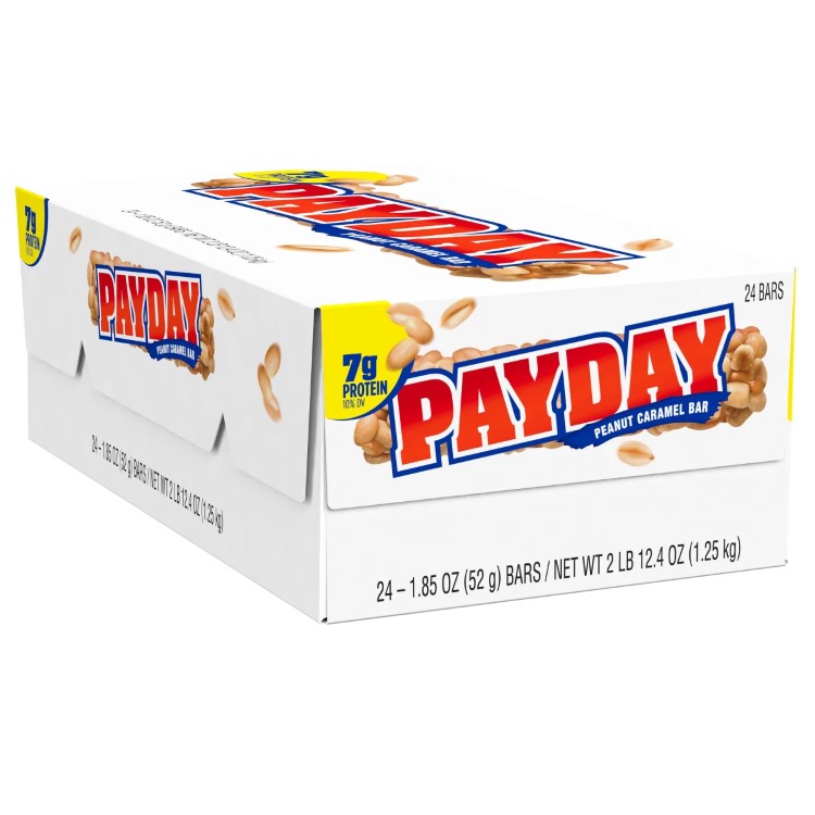 【アメリカコストコ品】ペイデイ ピーナッツ キャラメル バー 約52g 、24 個入り Payday Peanut Caramel Bar, 1.85 oz, 24-count【お取り寄せ商品】【合わせて買いたい】