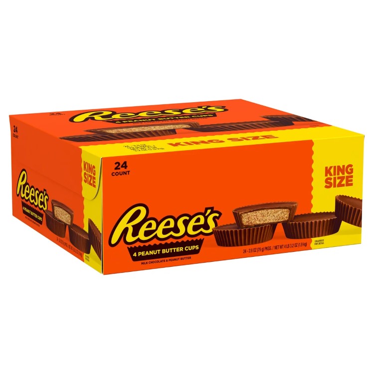 【アメリカコストコ品】リーシーズ リーセス ピーナッツバターカップ キングサイズ 約79g 24個入り Reese's Peanut Butter Cups, King Size, 2.8 oz, 24-count【お取り寄せ商品】【合わせて買いたい】