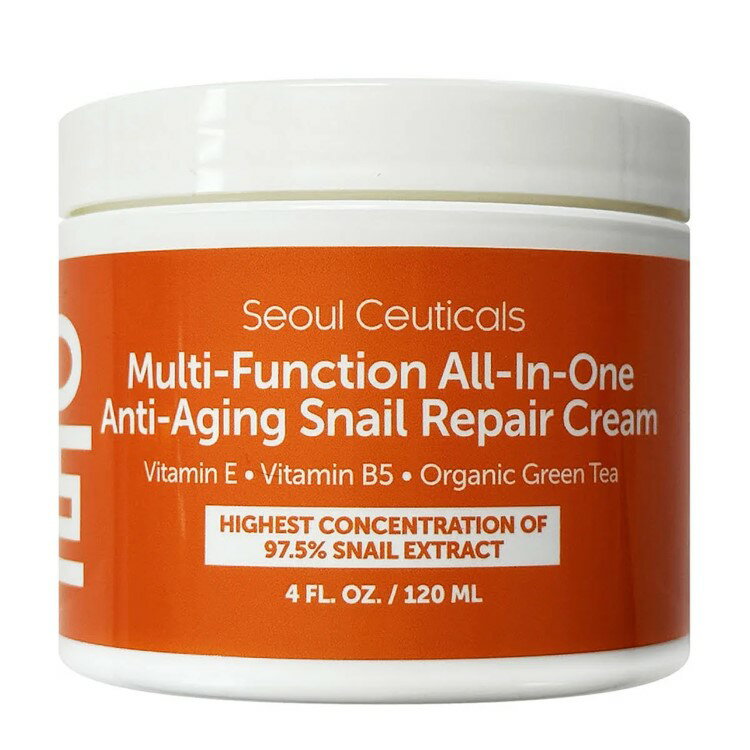 【アメリカコストコ品】ソウルシューティカルズ 多機能オールインワン スネイルリペアクリーム Seoul Ceuticals Multi-Functional All-in-One Snail Repair Cream, 約118ml 4fl oz【お取り寄せ商品】【合わせて買いたい】