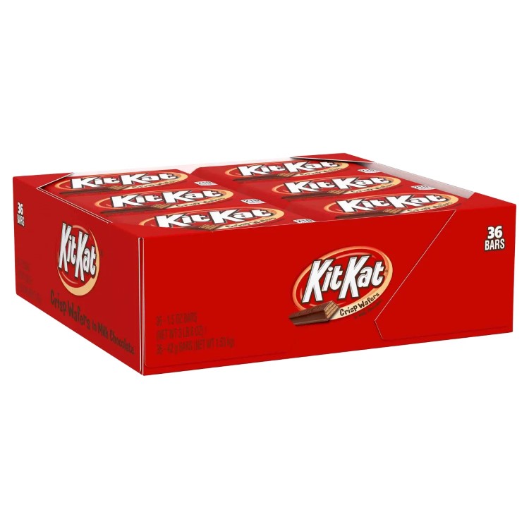 【アメリカコストコ品】キットカット クリスプ ウエハース ミルクチョコレート 約42g 36 個入り Kit Kat Crisp Wafers In Milk Chocolate, 1.5 oz, 36-count【お取り寄せ商品】【合わせて買いたい】