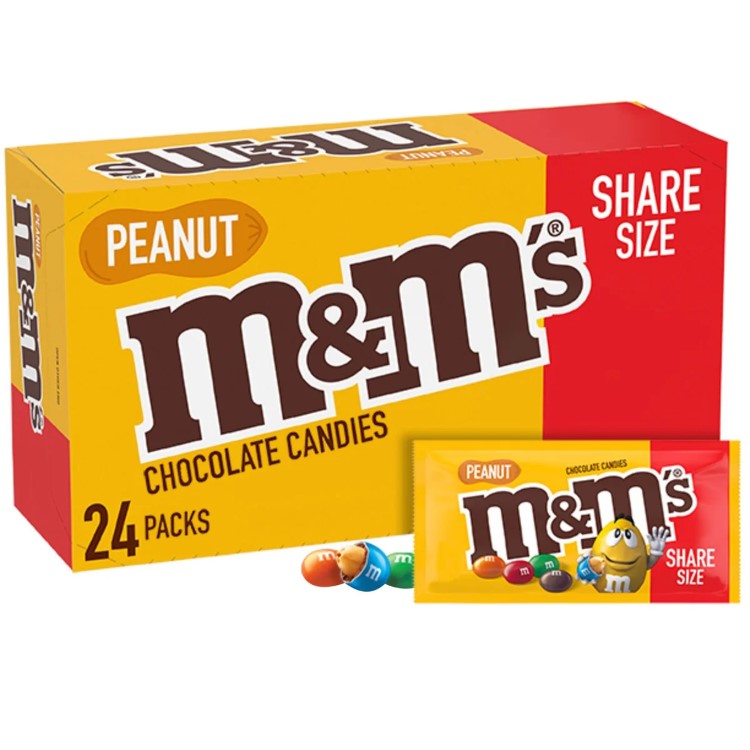 【アメリカコストコ品】M&M's チョコレートキャンディ ピーナッツ シェアサイズ 約92g 24 個入り M&M's Chocolate Candy, Peanut, Share Size, 3.27 oz, 24-count【お取り寄せ商品】【合わせて買いたい】