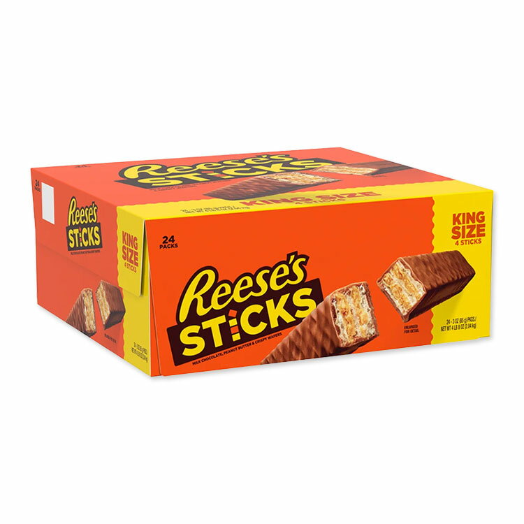 其它 - 【アメリカコストコ品】リーシーズ リーセス スティック キングサイズ 約85g 24本入り Reese's Sticks, King Size, 3 oz, 24-count【お取り寄せ商品】【合わせて買いたい】