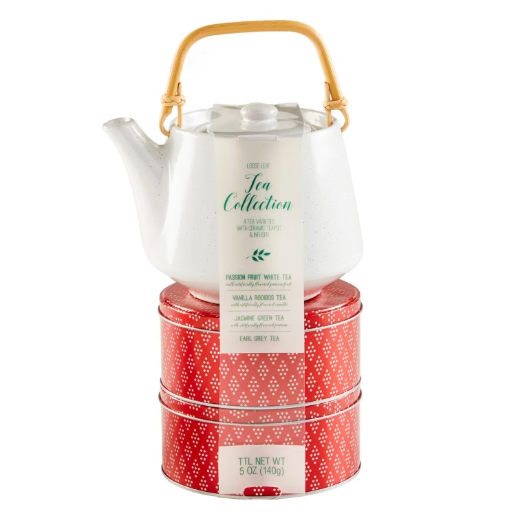 Straight Tea - 【アメリカコストコ品】トラディションズティー ティーポットタワー ギフトセット Traditions Tea Teapot Tower Gift Set【お取り寄せ商品】【合わせて買いたい】