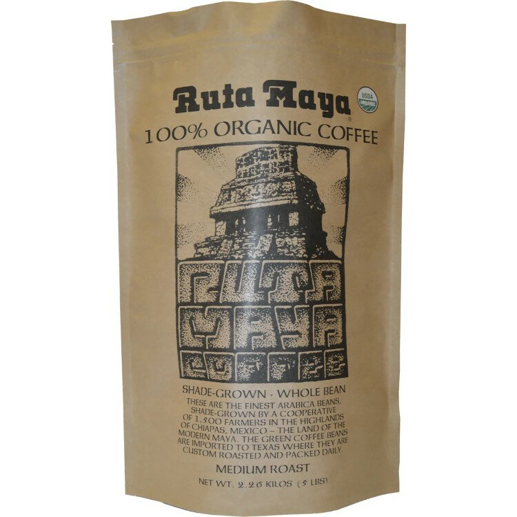 【アメリカコストコ品】ルタ マヤ オーガニック ミディアム ロースト ホールビーン コーヒー 5 ポンド Ruta Maya Organic Medium Roast Whole Bean Coffee 5 lb【お取り寄せ商品】【合わせて買いたい】