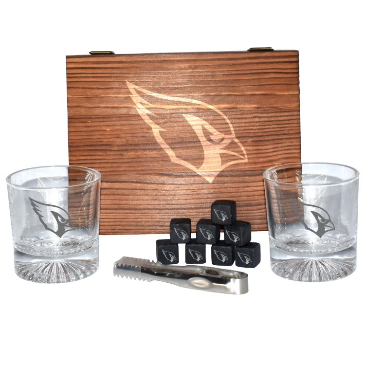 【アメリカコストコ品】NFL ウイスキー ロックグラス セット アリゾナ・カーディナルス 冷却ストーン付き NFL Whiskey Rocks Glass Set Arizona Cardinals with Cooling Stones 【お取り寄せ商品】【合わせて買いたい】