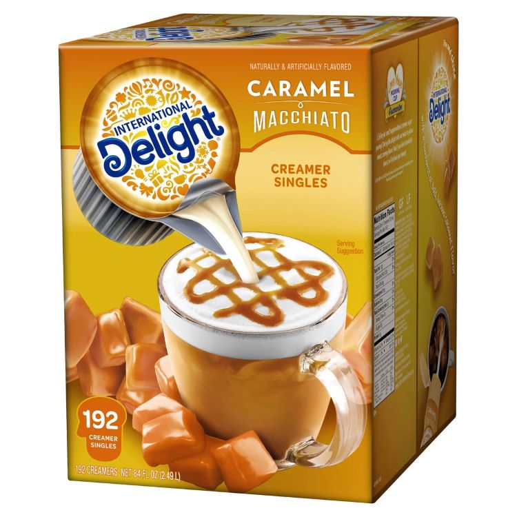 【アメリカコストコ品】インターナショナルディライト リキッドクリーマー キャラメルマキアート 192個入り International Delight Liquid Creamer, Caramel Macchiato, 192-count【お取り寄せ商品】【合わせて買いたい】