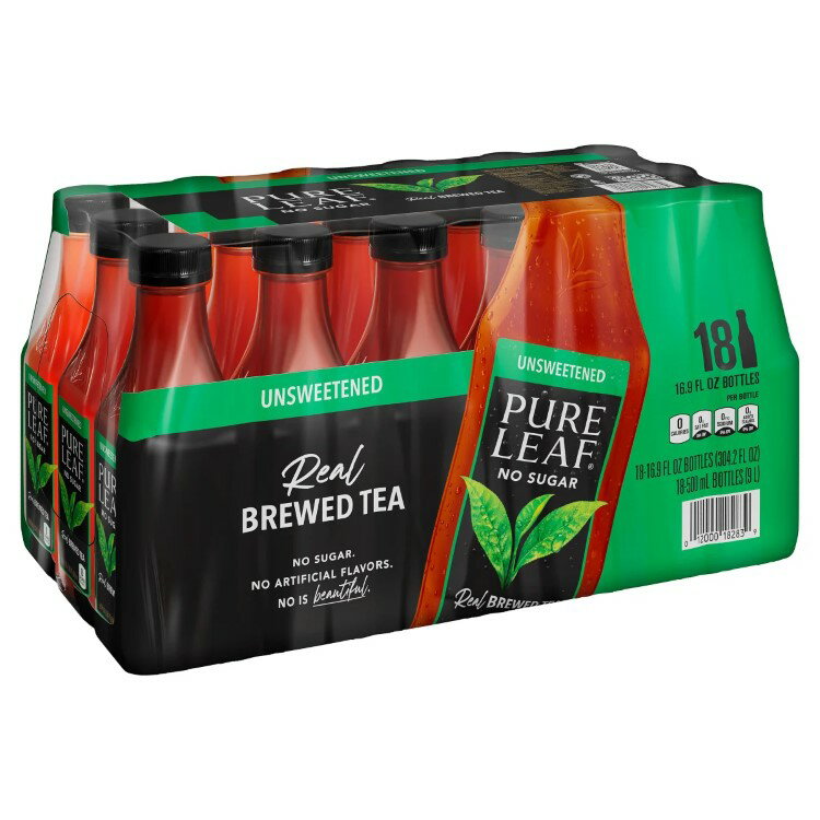 【アメリカコストコ品】ピュアリーフティー 無糖 約499ml 18 個入り Pure Leaf Tea, Unsweetened, 16.9 fl oz, 18-count【お取り寄せ商品】【合わせて買いたい】
