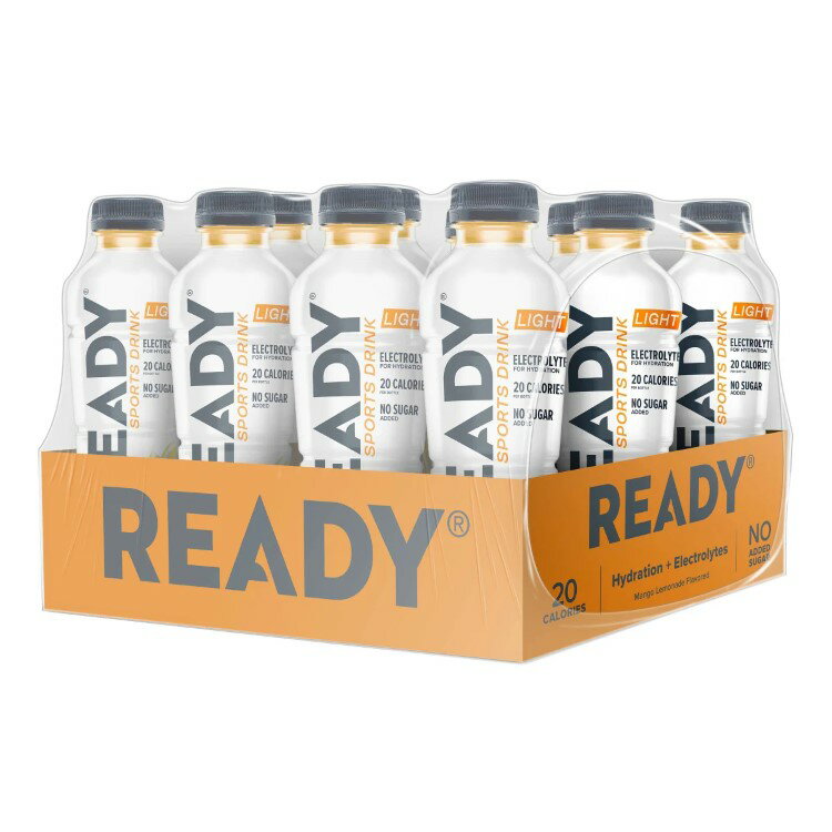 【アメリカコストコ品】レディ スポーツドリンク ライト マンゴーレモネード 約499ml 12 個入り Ready Sports Drink Light, Mango Lemonade, 16.9 fl oz, 12-count【お取り寄せ商品】【合わせて買いたい】