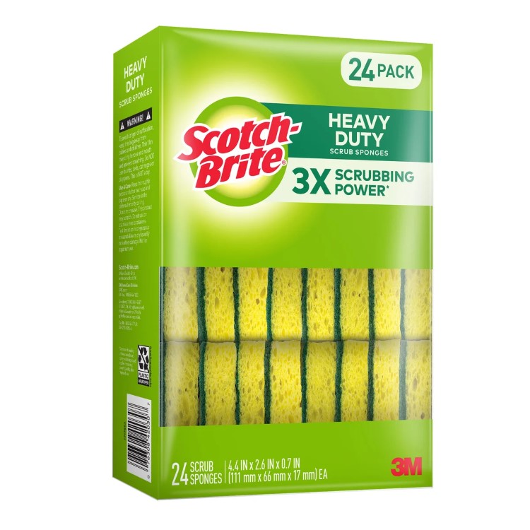 Rakuten - 【アメリカコストコ品】スコッチブライト ヘビーデューティースポンジ 24個入り Scotch-Brite Heavy Duty Sponge, 24-count【お取り寄せ商品】【合わせて買いたい】